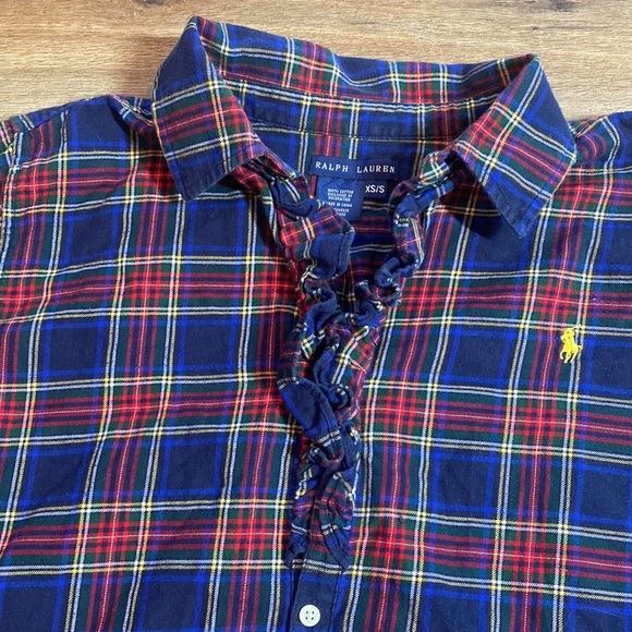 Ralph Lauren Blue Label Button Down Shirt Dress - Picture 6 of 8